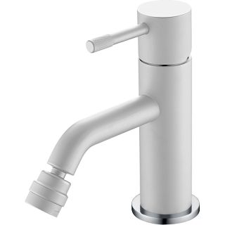 Смеситель для биде Boheme Uno 466-WCR белый/хром